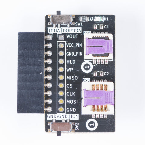 Bus Pirate 5 WSON8 SPI flash adapter