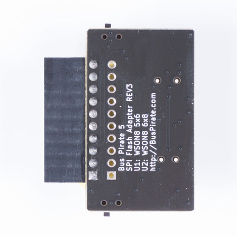 Bus Pirate 5 WSON8 SPI flash adapter