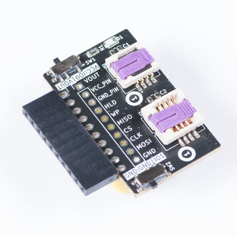 Bus Pirate 5 WSON8 SPI flash adapter