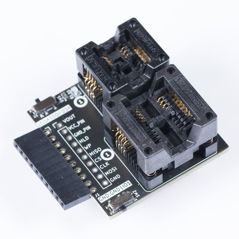 Bus Pirate 5 SOP8 SPI flash adapter