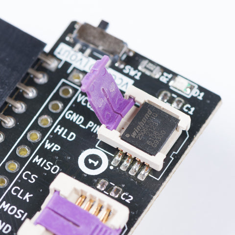 Bus Pirate 5 WSON8 SPI flash adapter