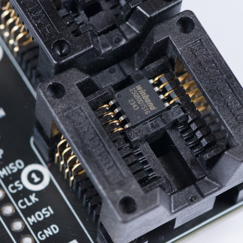 Bus Pirate 5 SOP8 SPI flash adapter