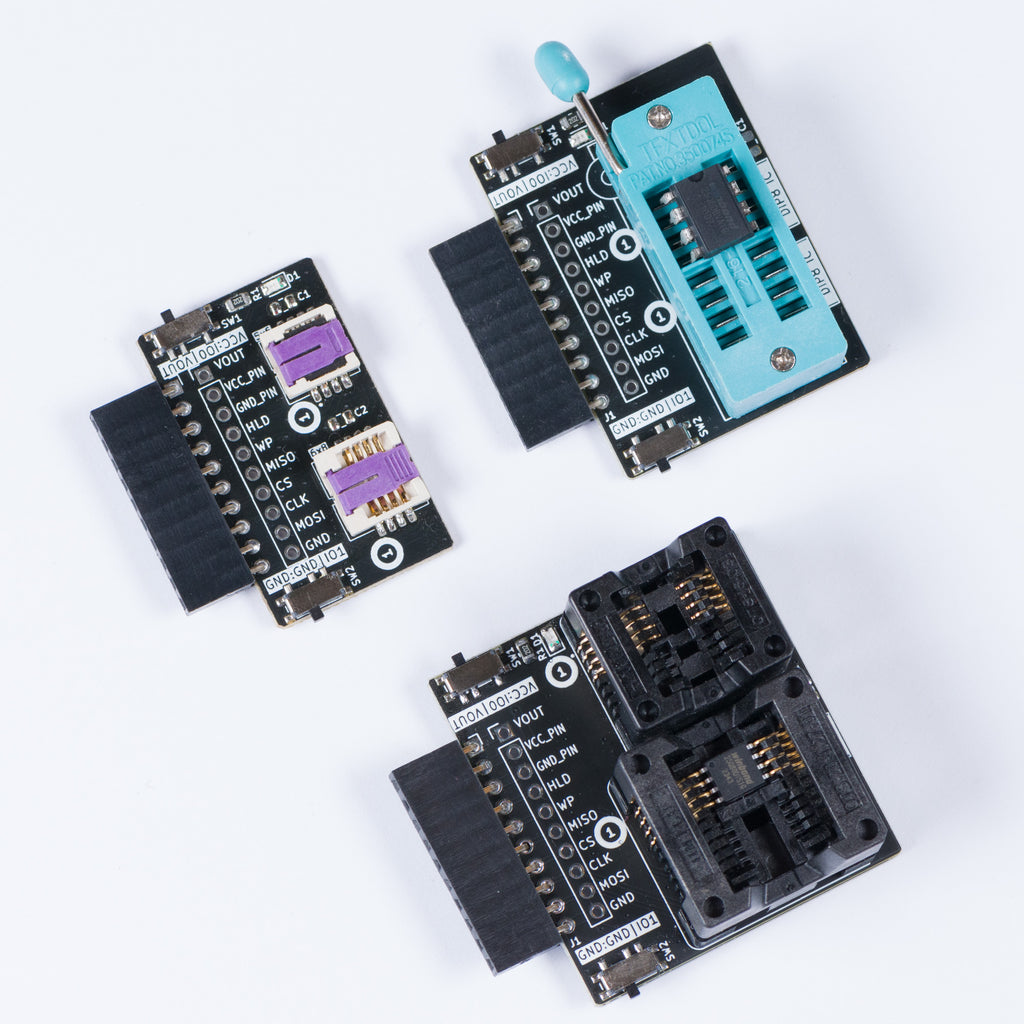 Bus Pirate SPI flash adapter bundle