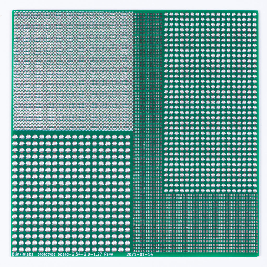 1.27-2.0-2.54 pogo pin perfboard