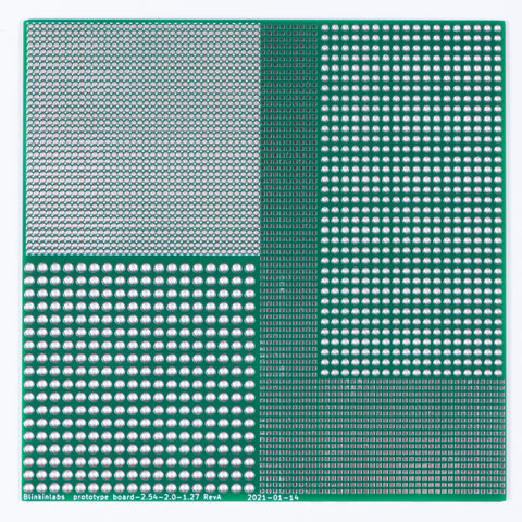 1.27-2.0-2.54 pogo pin perfboard