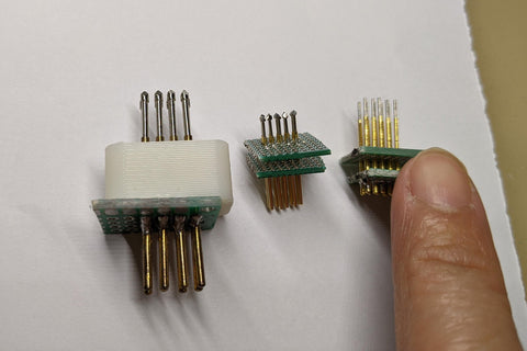 1.27-2.0-2.54 pogo pin perfboard