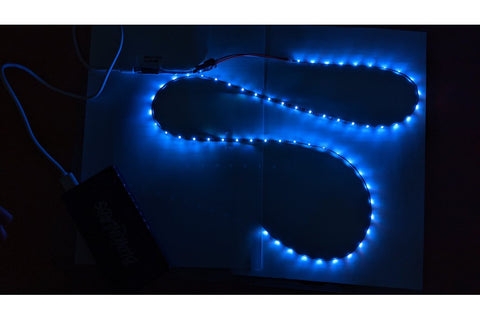 3mm Ultra Thin Digital LED Strip with WS2812B-2020,60LED/m