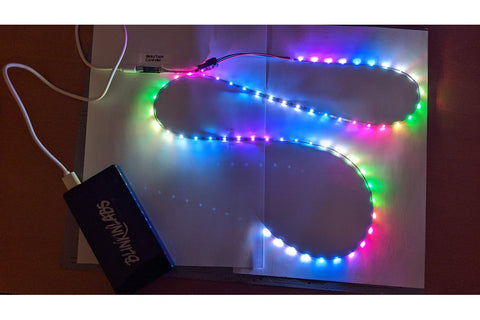 3mm Ultra Thin Digital LED Strip with WS2812B-2020,60LED/m