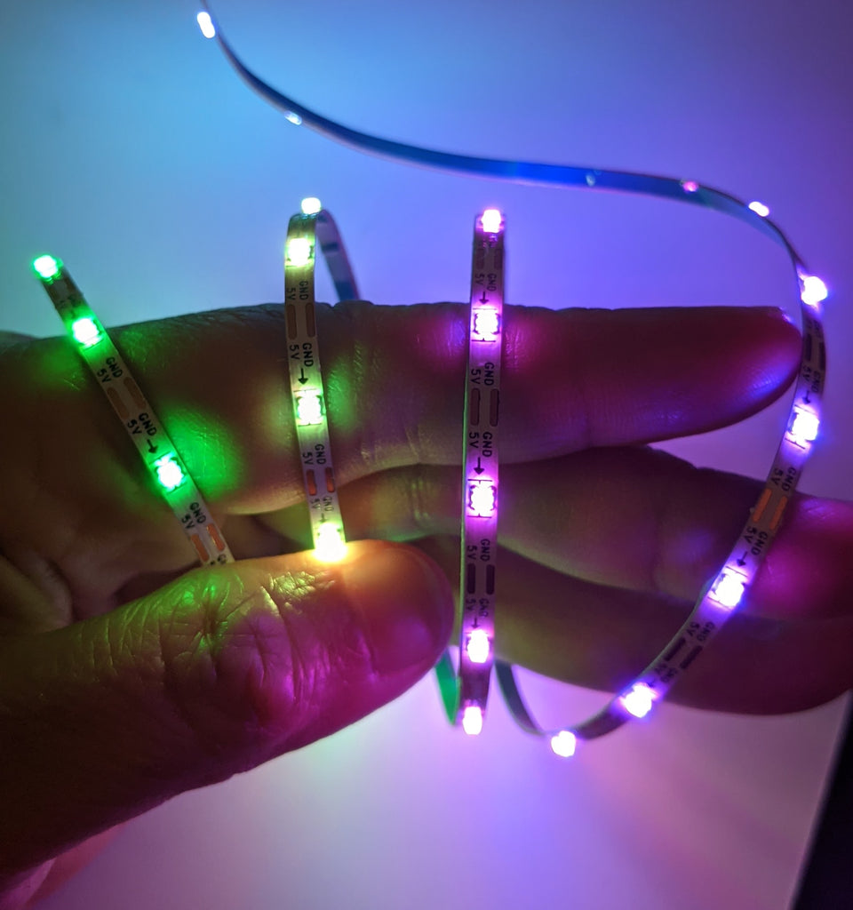 3mm Ultra Thin Digital LED Strip with WS2812B-2020,60LEDs/strip