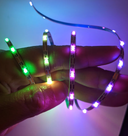 3mm Ultra Thin Digital LED Strip with WS2812B-2020,60LEDs/strip