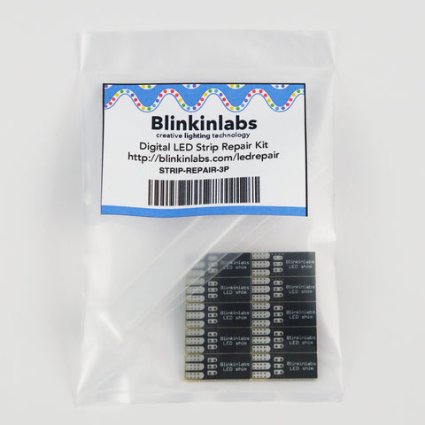 3P LED strip repair kit - for WS2812 / Neopixel strips (10 pieces)