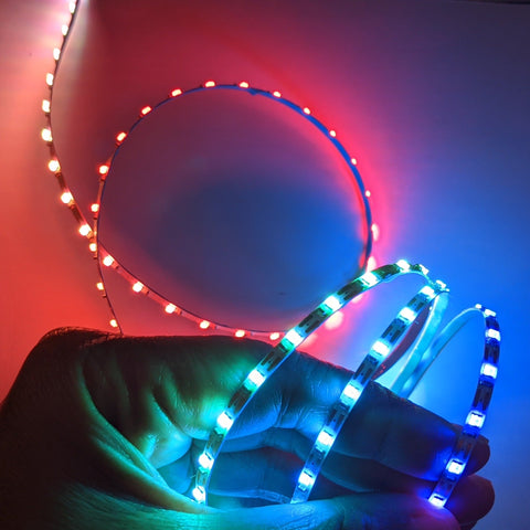 3mm Ultra Thin Digital LED Strip with WS2812B-2020,100LEDs/strip