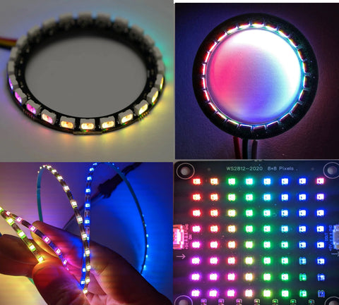 LED strips and rings