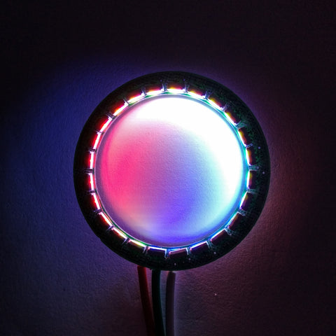 LED ring with 24 right-angle LEDs, inwards facing