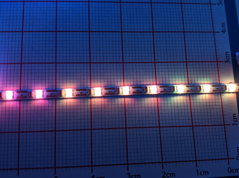 3mm Ultra Thin Digital LED Strip with WS2812B-2020,120LEDs/strip, 1meter